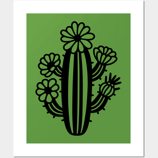 Flowering Cactus Wall Art by KayBee Gift Shop